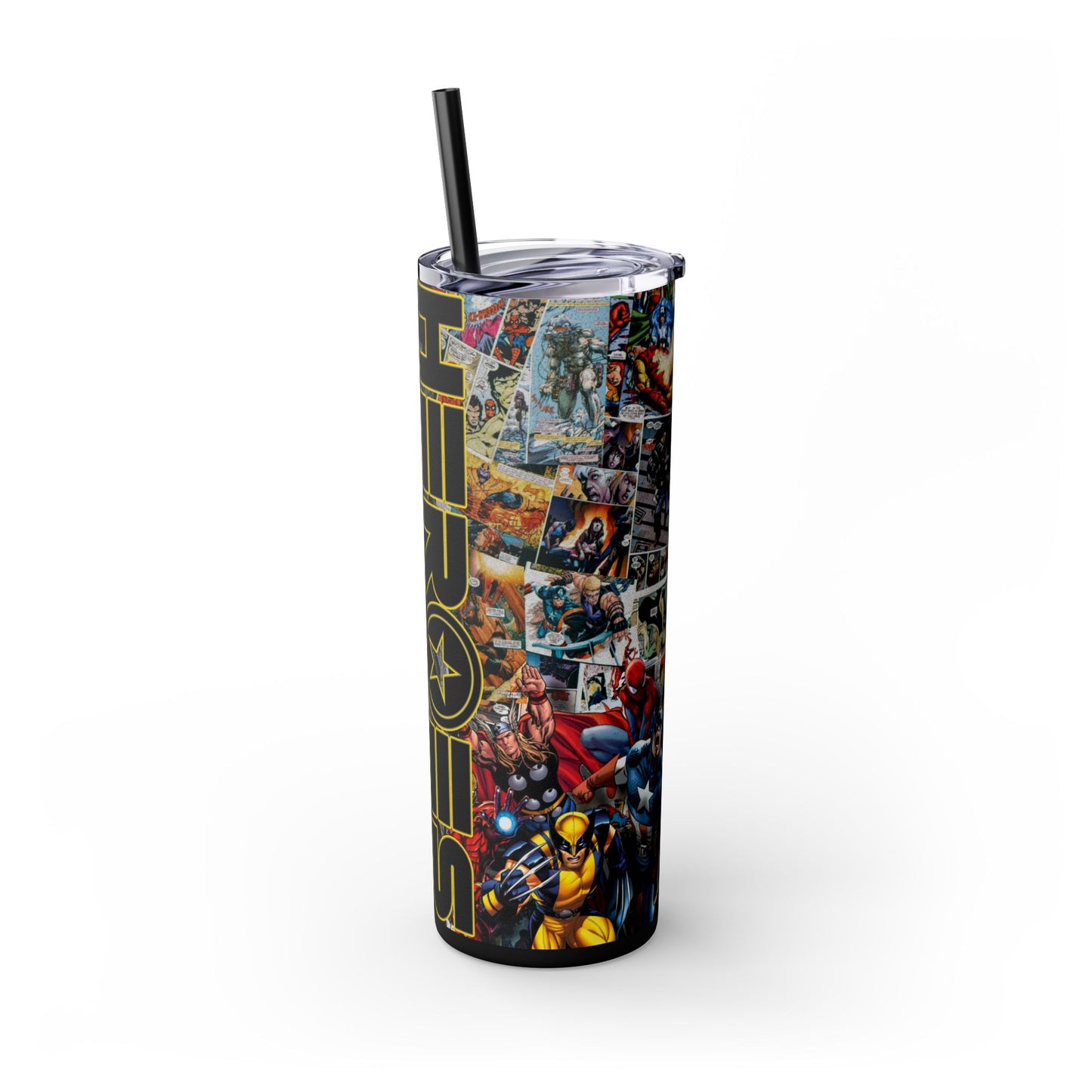 Heroes Tumbler with Straw, 20oz