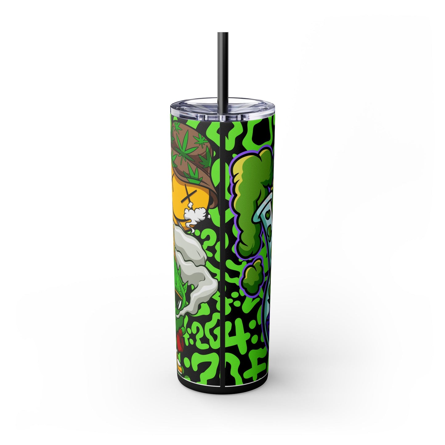 Psychedelic Kush Tumbler with Straw, 20oz