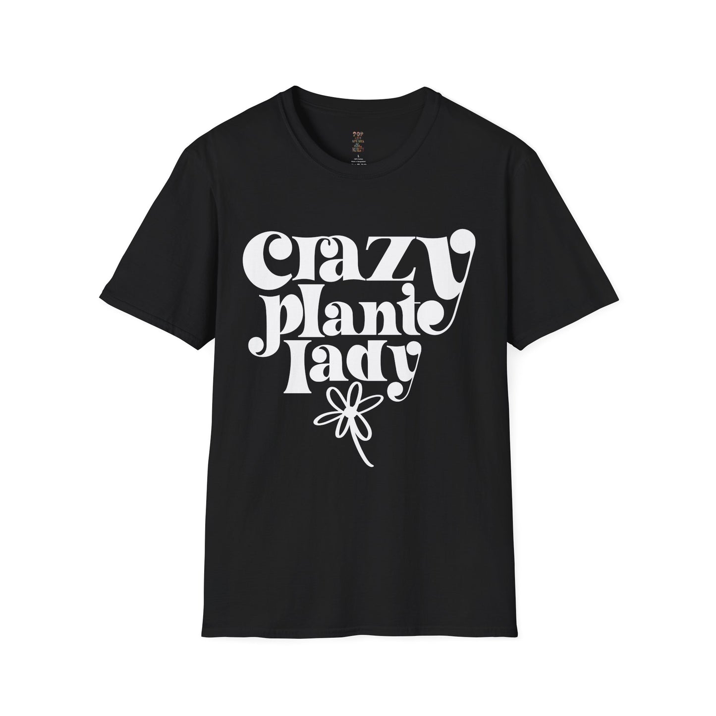 Crazy Plant Lady White Unisex Softstyle T-Shirt