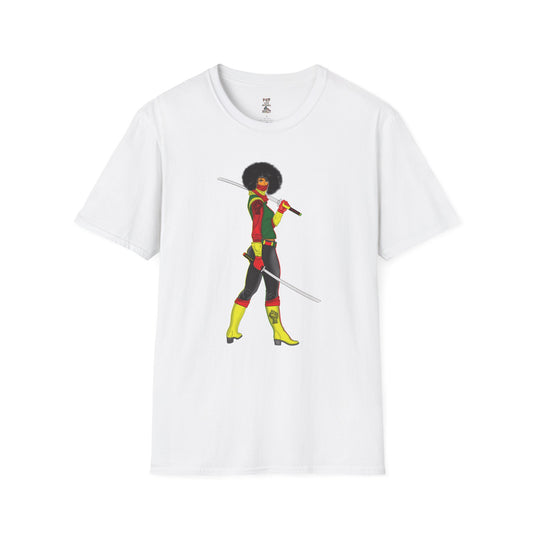 Afro Samurai Sista' Softstyle T-Shirt