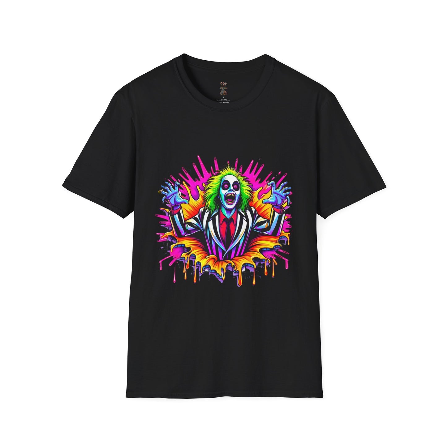 Neon Beetlejuice Unisex Softstyle T-Shirt