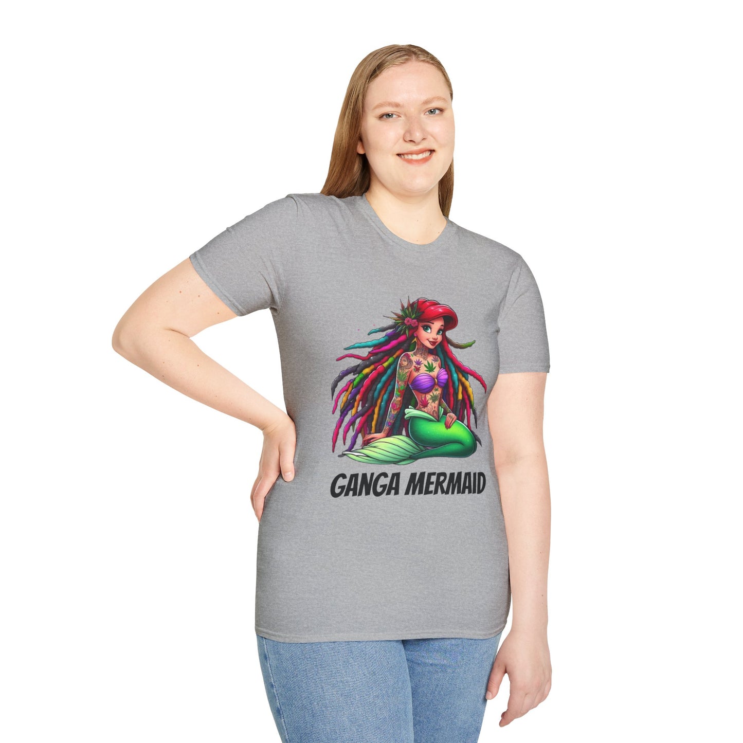 Ganga Mermaid Unisex Softstyle T-Shirt