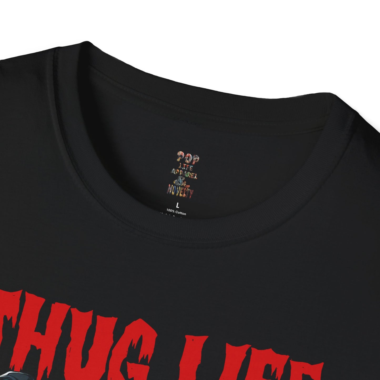Thug Life Horror Club Pic Unisex Softstyle T-Shirt