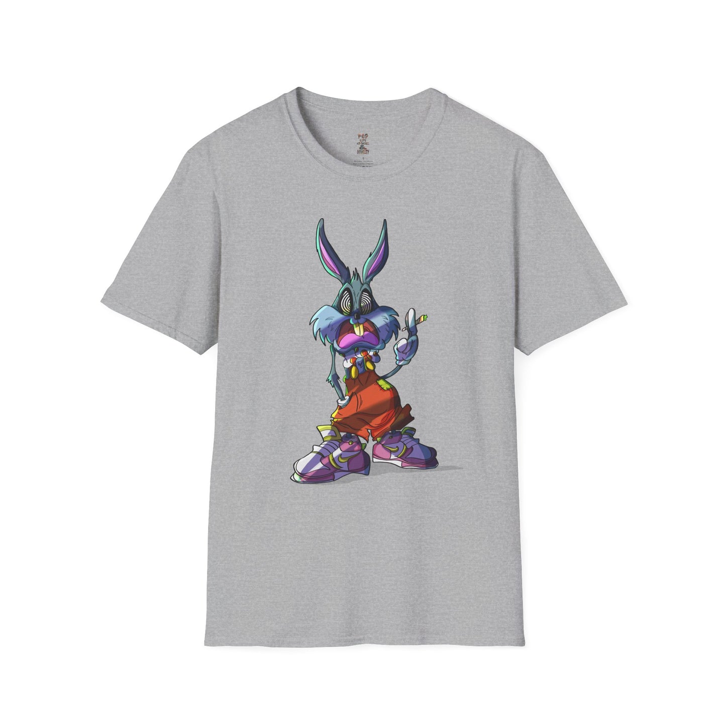 Crazy Bunny Unisex Softstyle T-Shirt