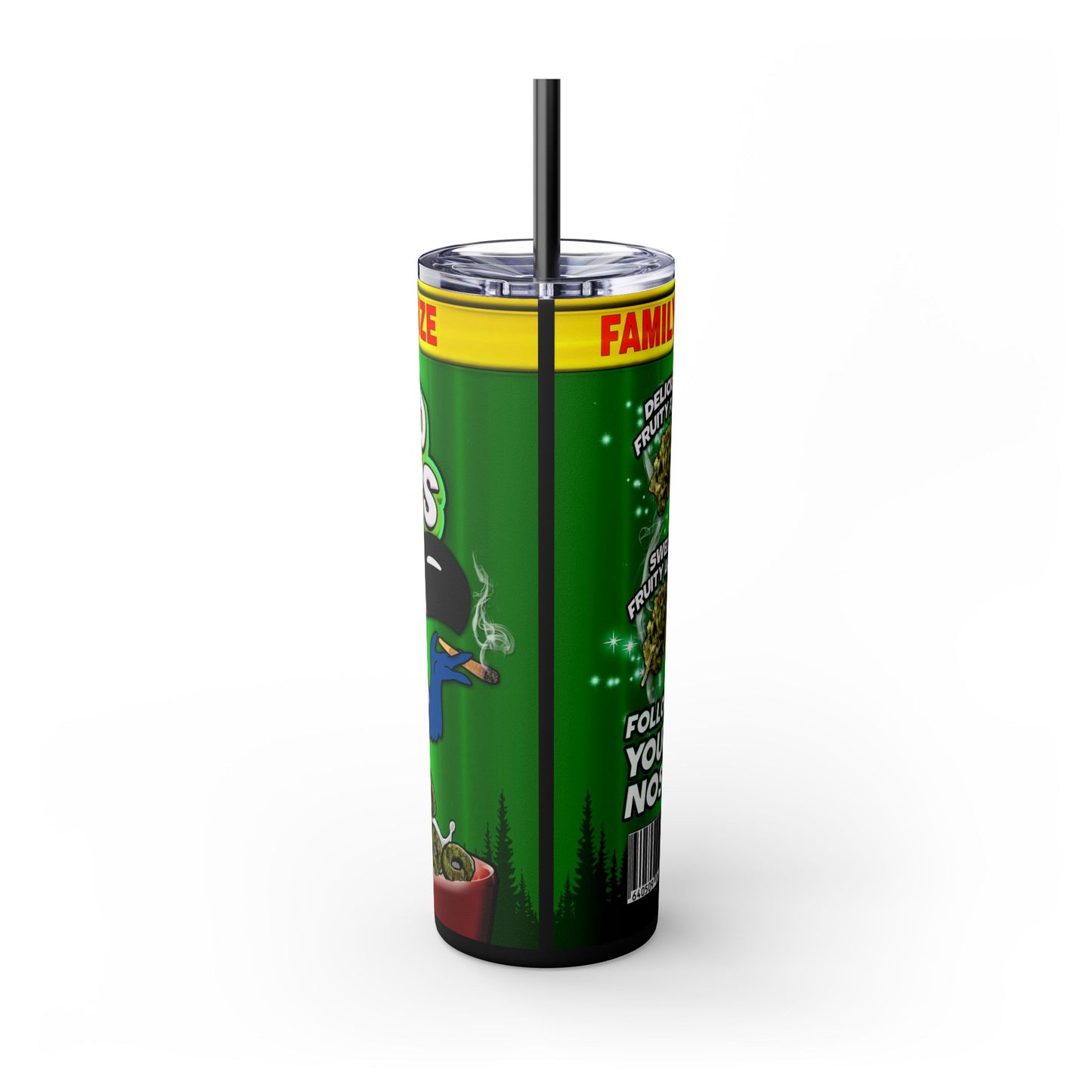 Weed Loops Tumbler with Straw, 20oz