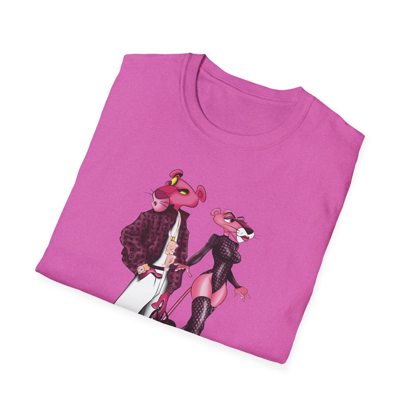 Pinky and His Chick Unisex Softstyle T-Shirt