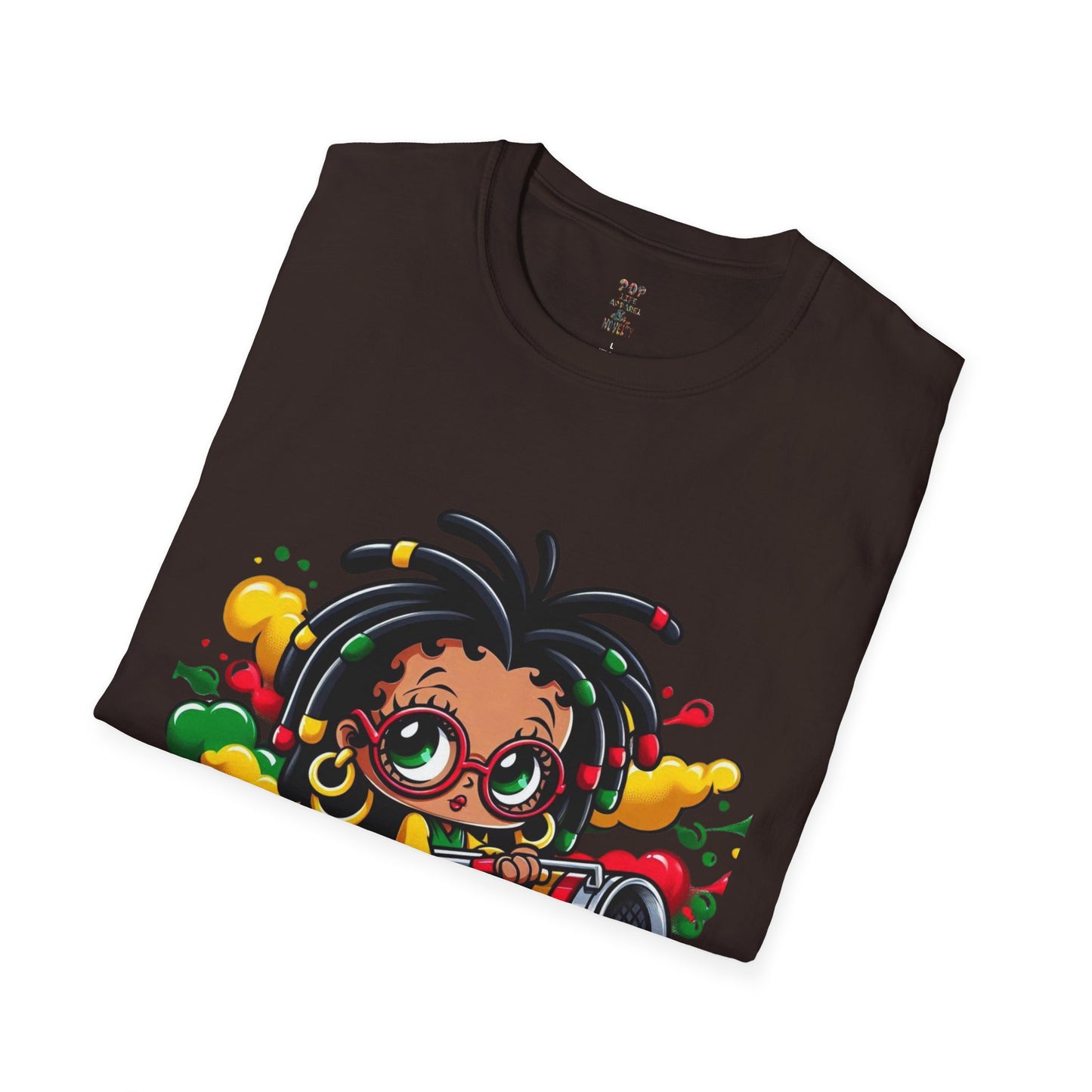 Boombox Betty Softstyle T-Shirt