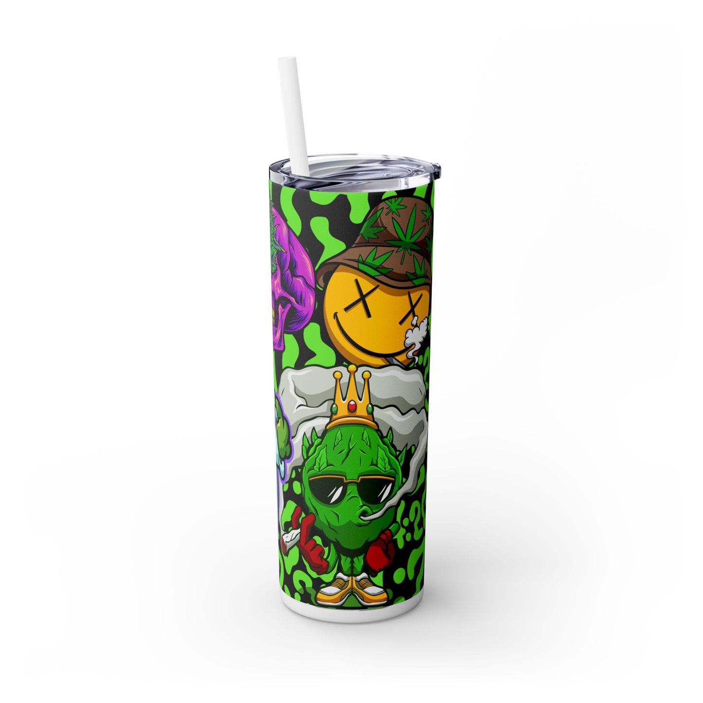 Psychedelic Kush Tumbler with Straw, 20oz