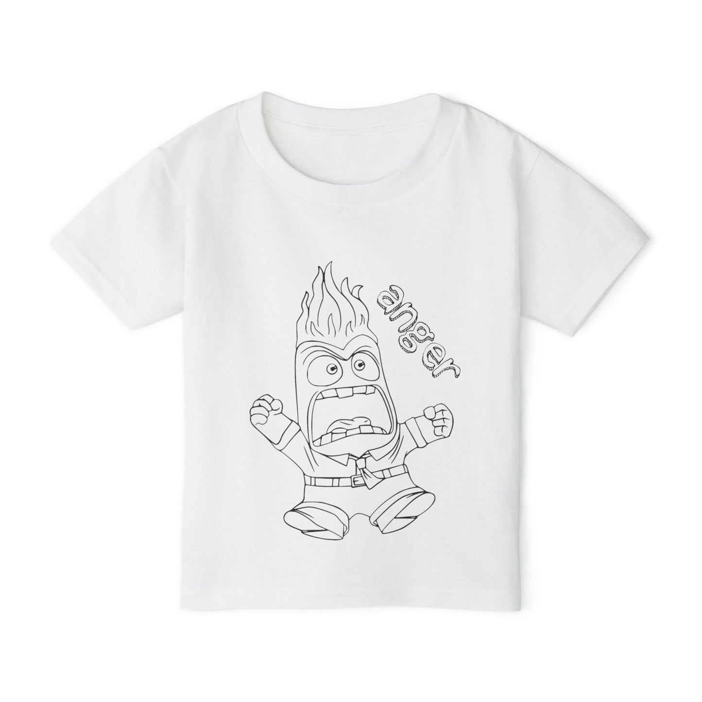 Anger Coloring Shirt Heavy Cotton™ Toddler T-shirt