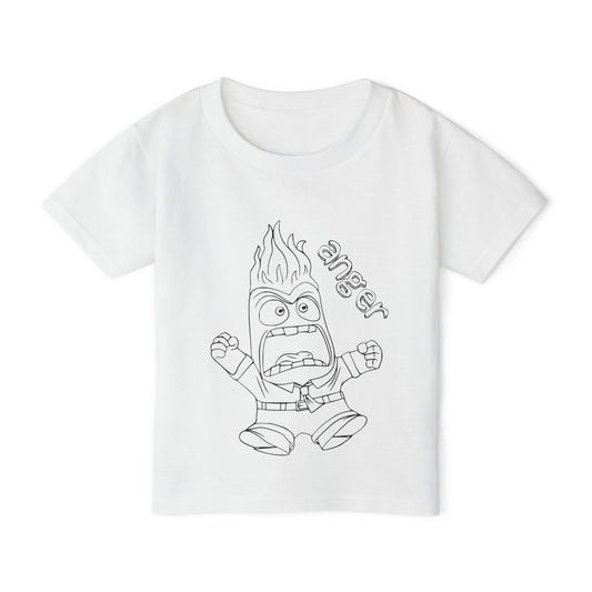 Anger Coloring Shirt Heavy Cotton™ Toddler T-shirt