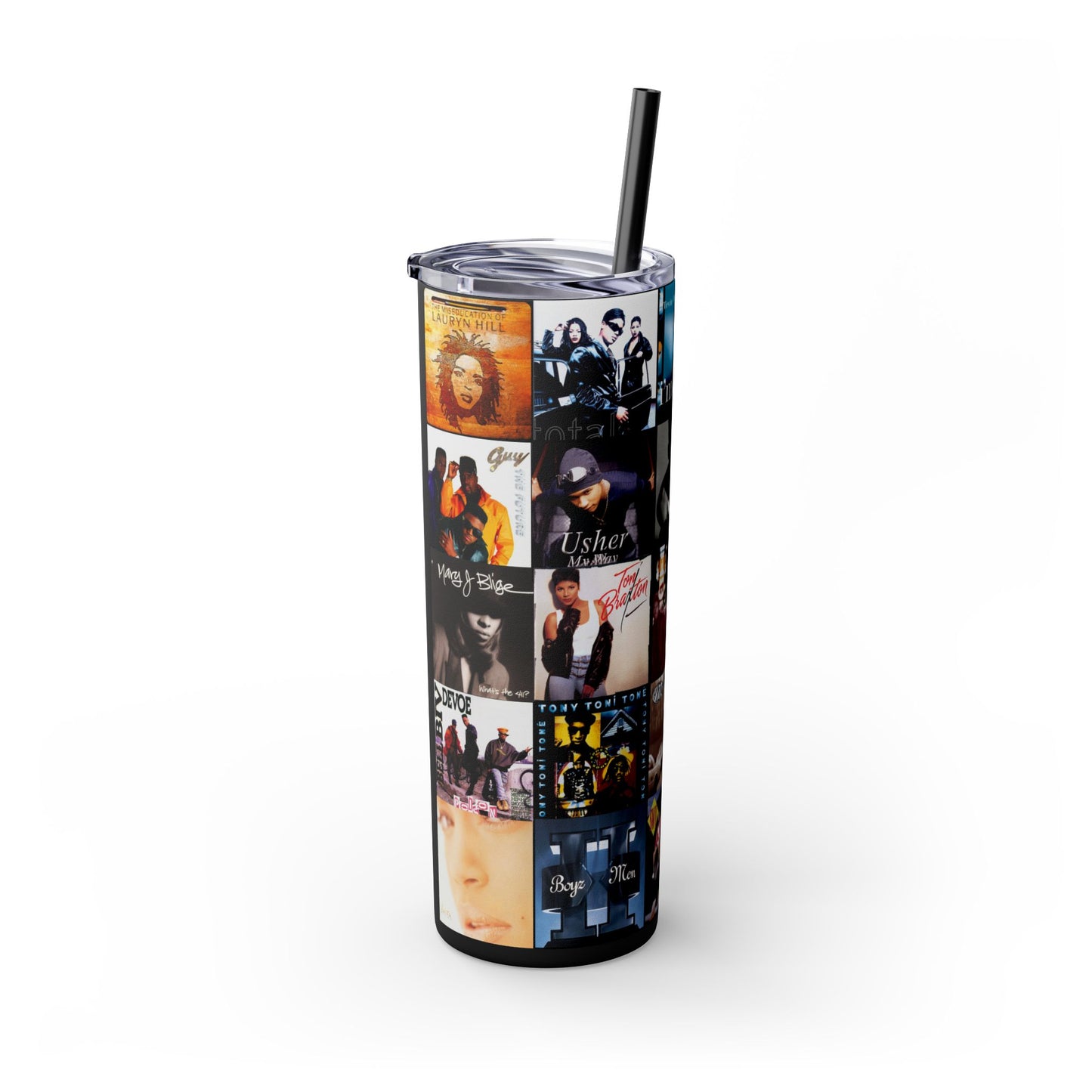 90's R&B Tumbler with Straw, 20oz