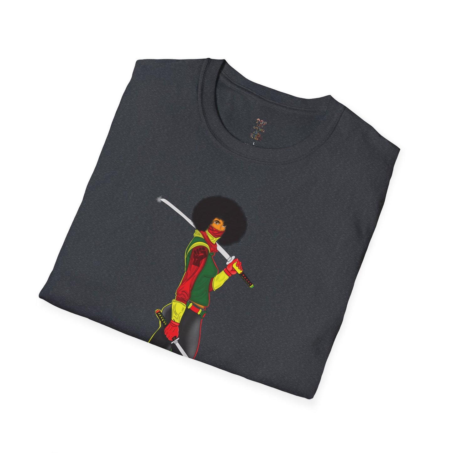 Afro Samurai Sista' Softstyle T-Shirt