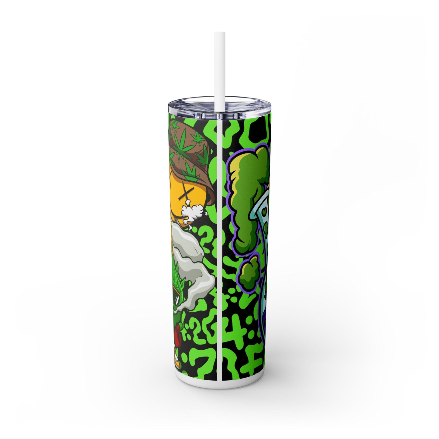 Psychedelic Kush Tumbler with Straw, 20oz