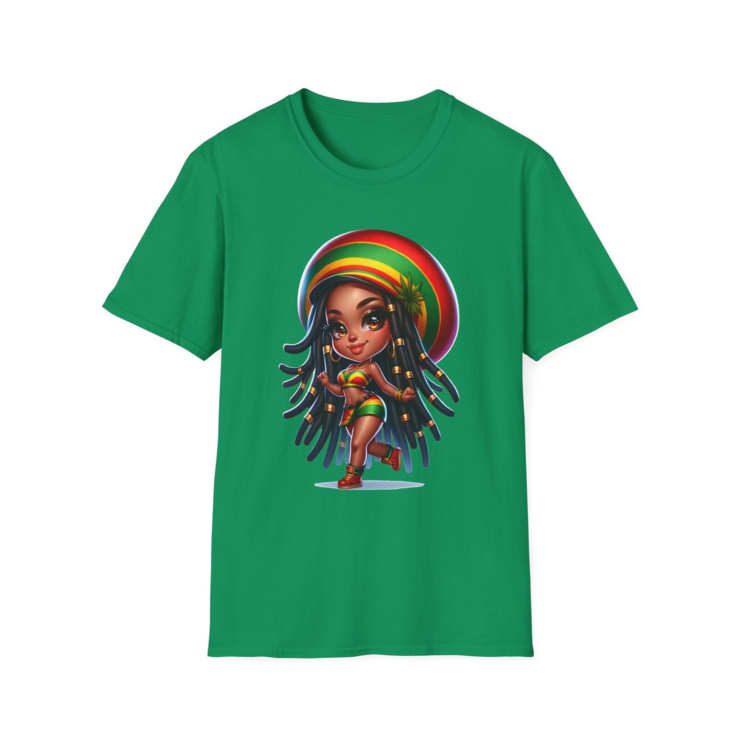 Chibi Rasta Gyal Softstyle T-Shirt