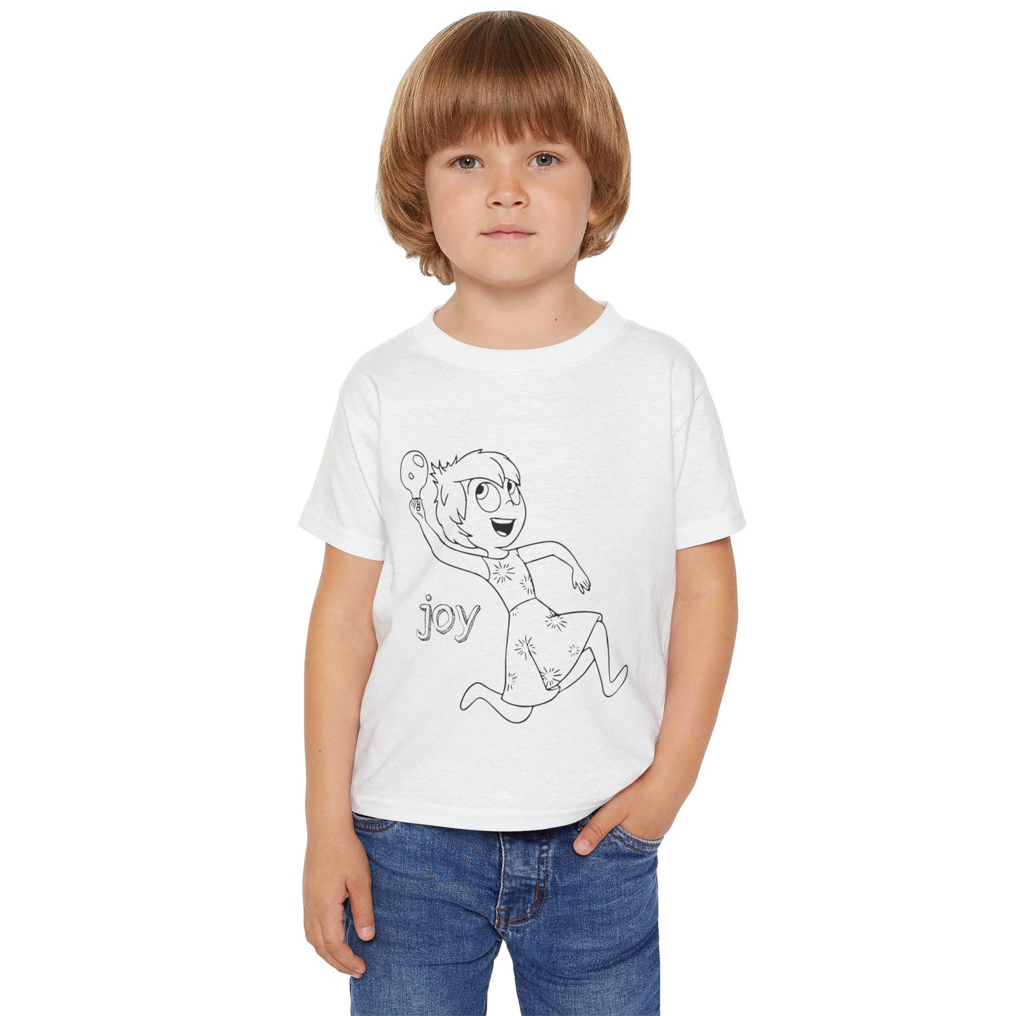 Joy Coloring Shirt Heavy Cotton™ Toddler T-shirt