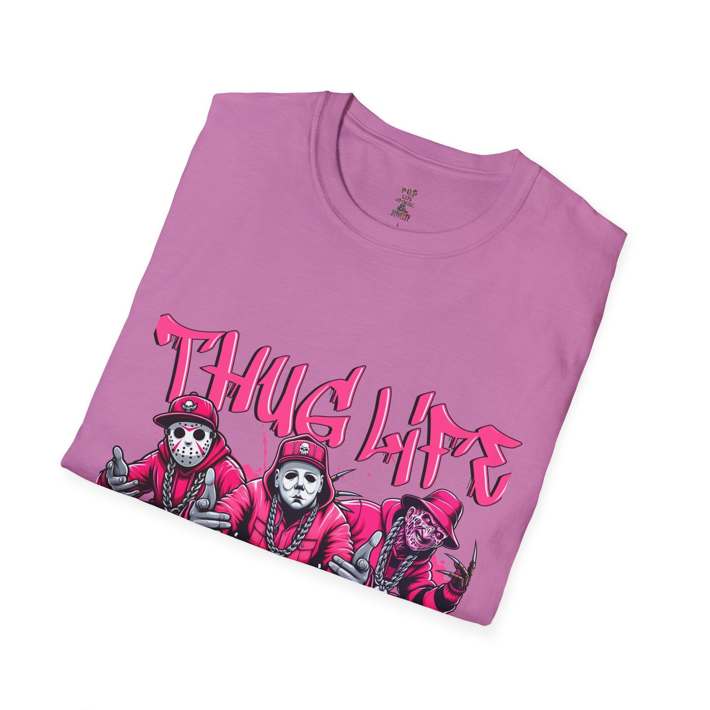 Pink Thug Life Unisex Softstyle T-Shirt