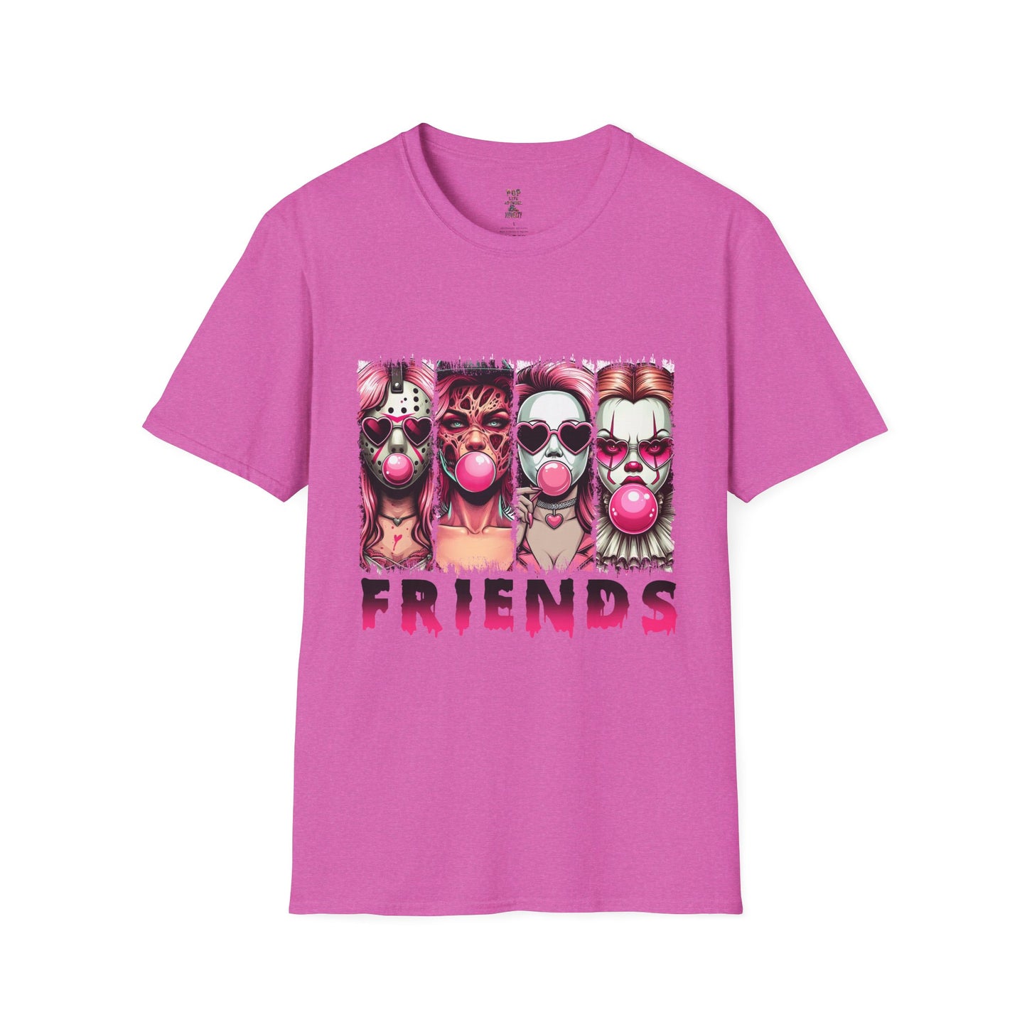 Horror Bubblegum Friends Unisex Softstyle T-Shirt