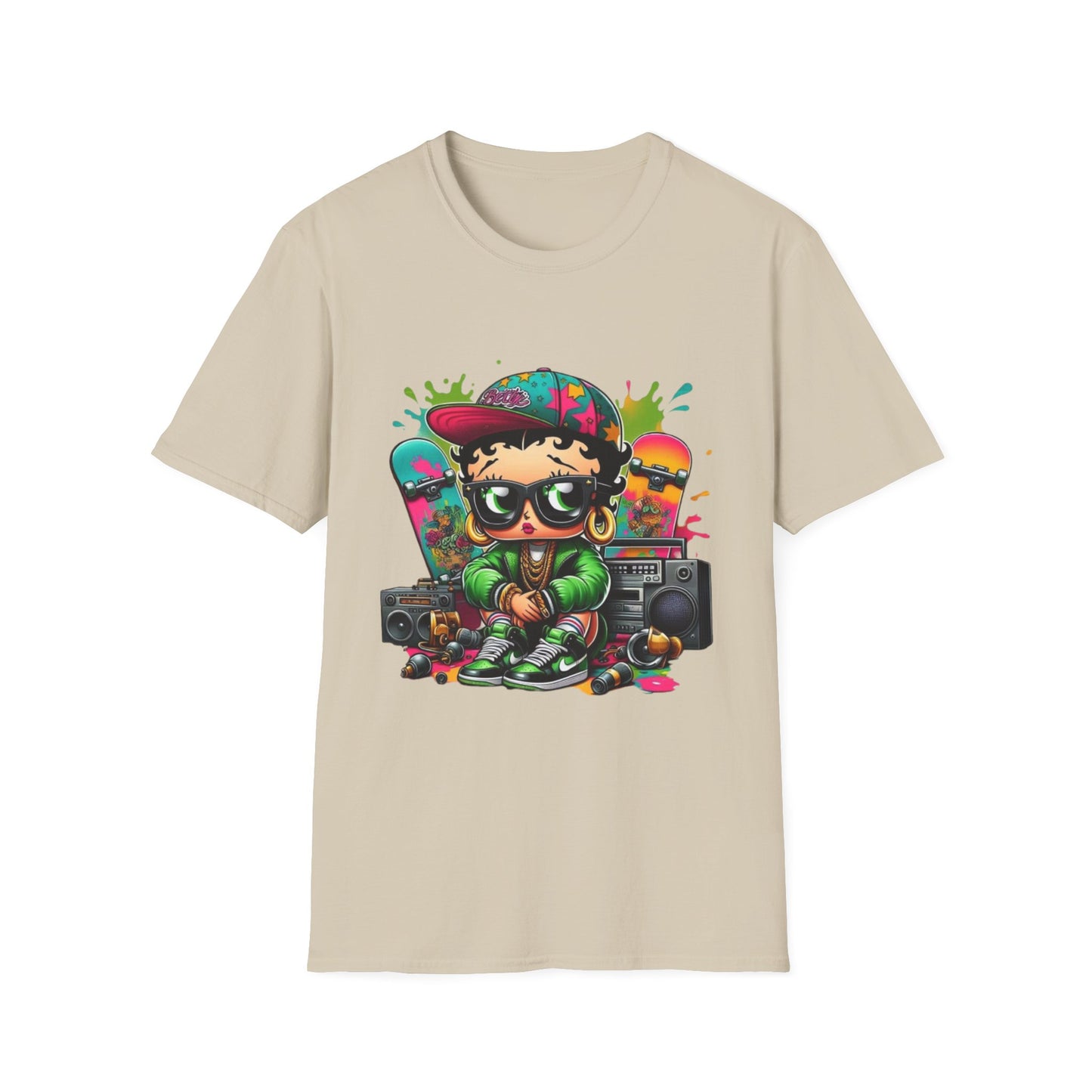 Skater Girl Betty Softstyle T-Shirt