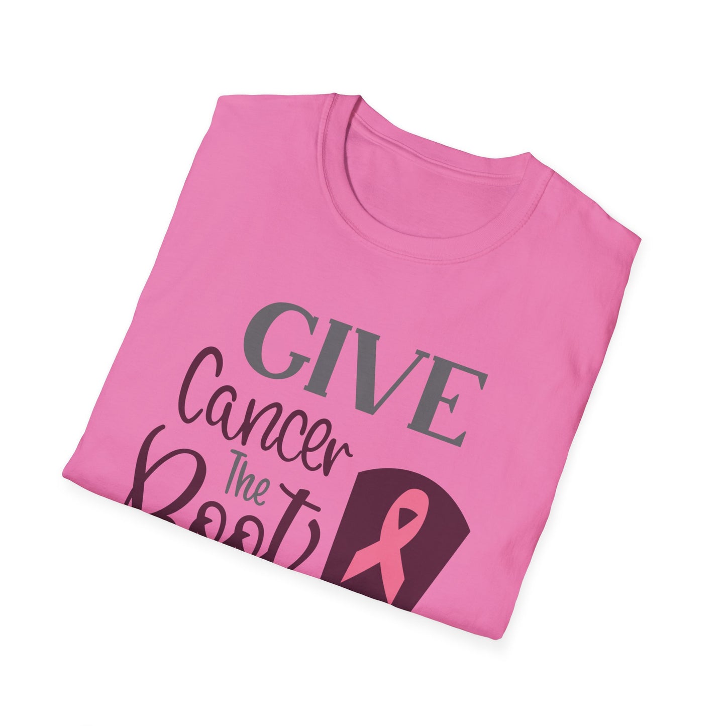 Give Cancer the Boot Softstyle T-Shirt