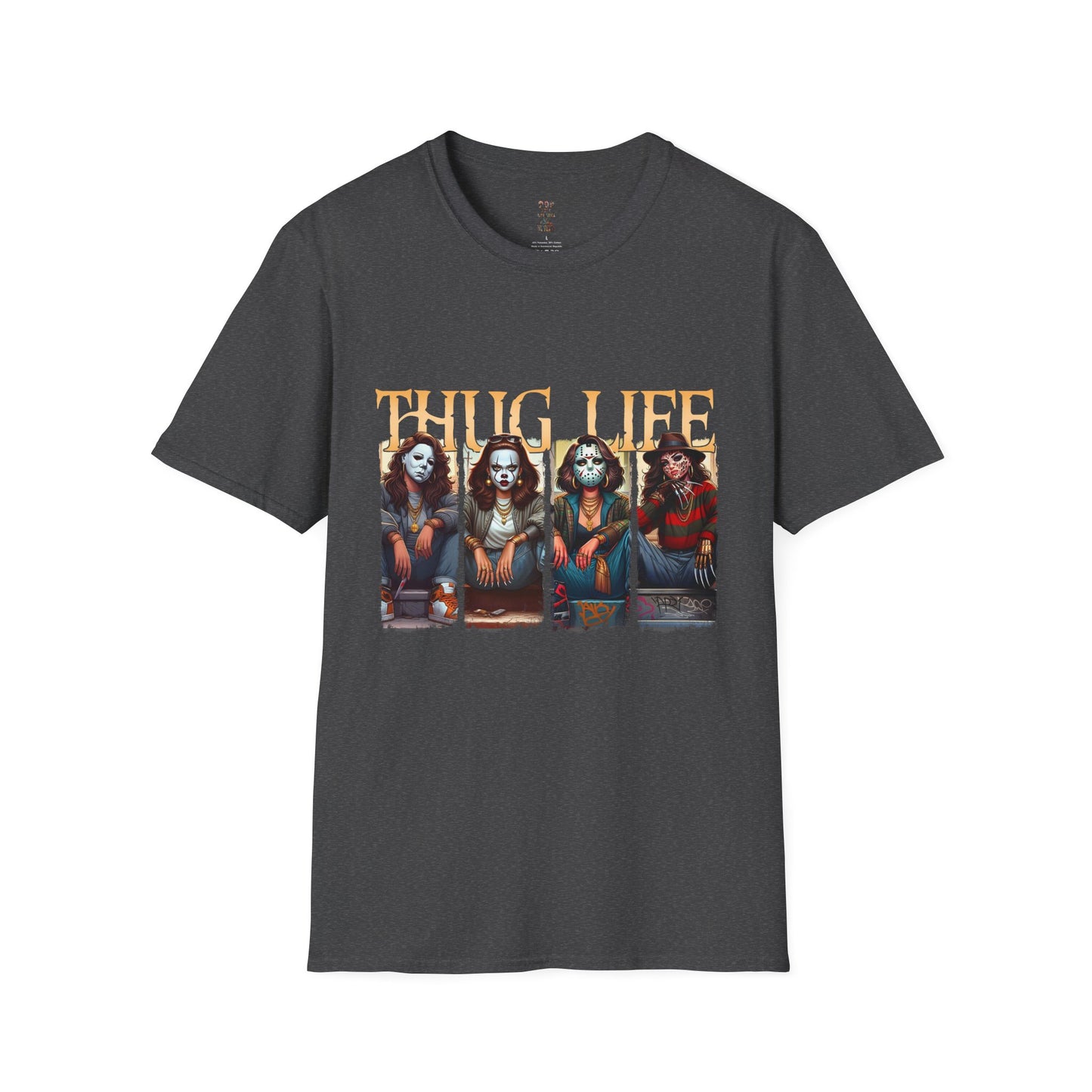 Thug Life Horror Chicks Unisex Softstyle T-Shirt