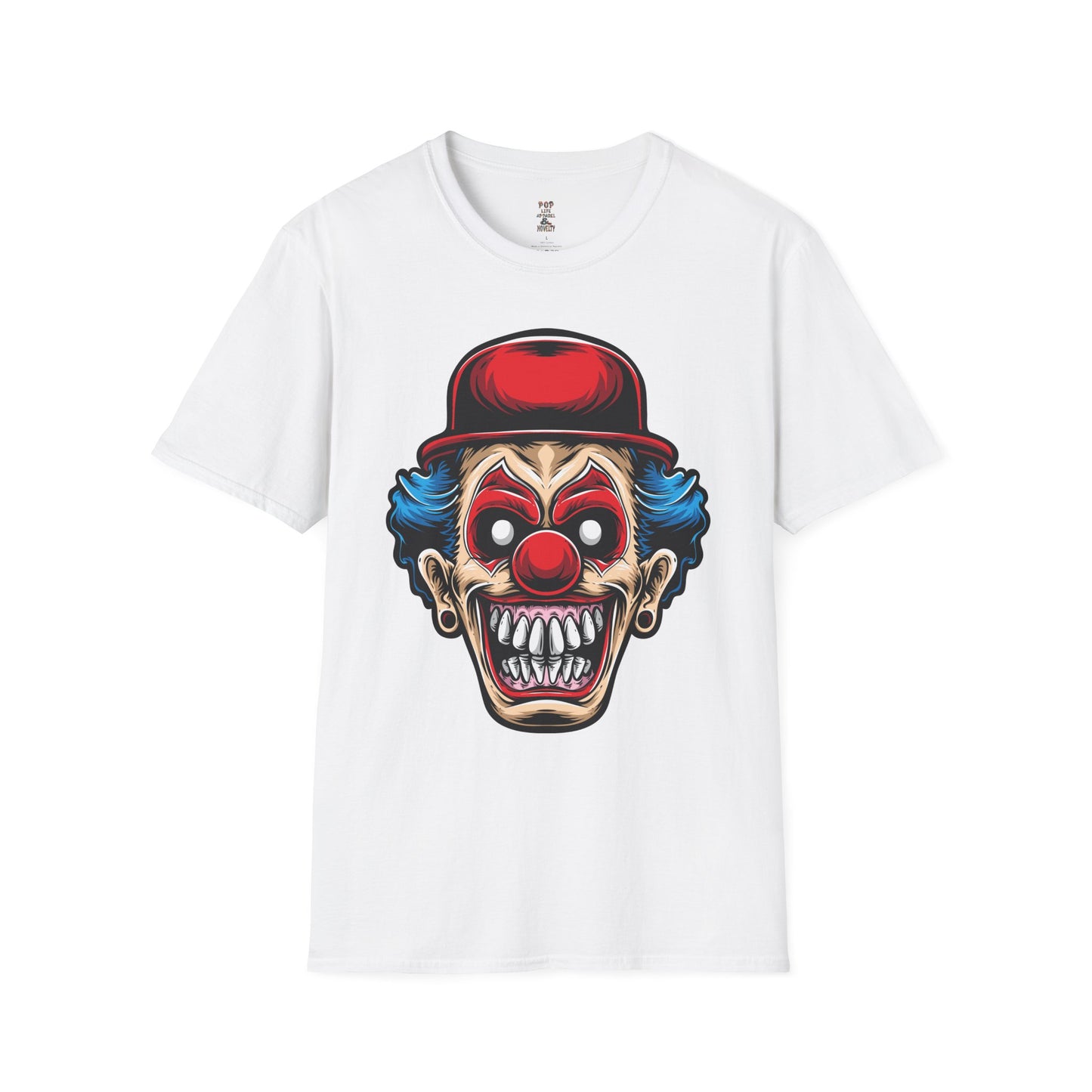 Scary Clown Unisex Softstyle T-Shirt