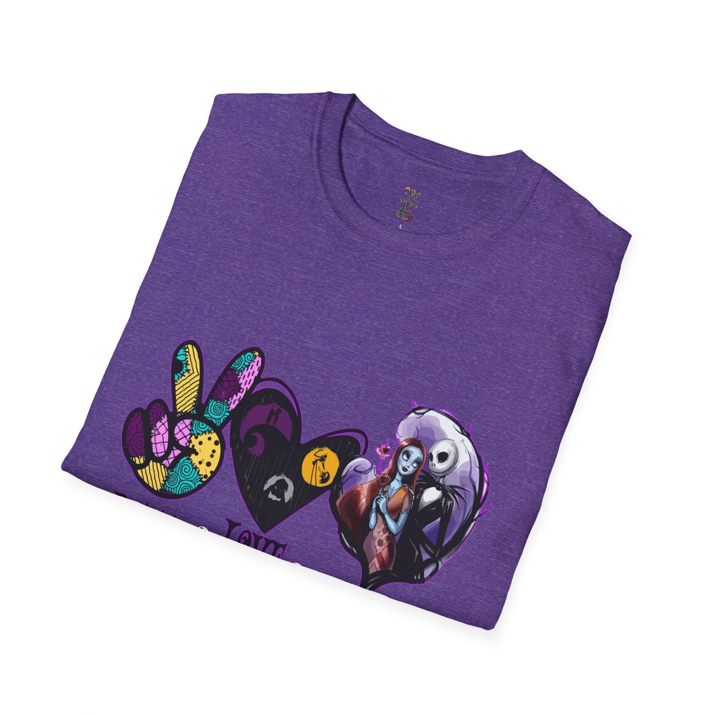 Peace, Love and Nightmare's Unisex Softstyle T-Shirt