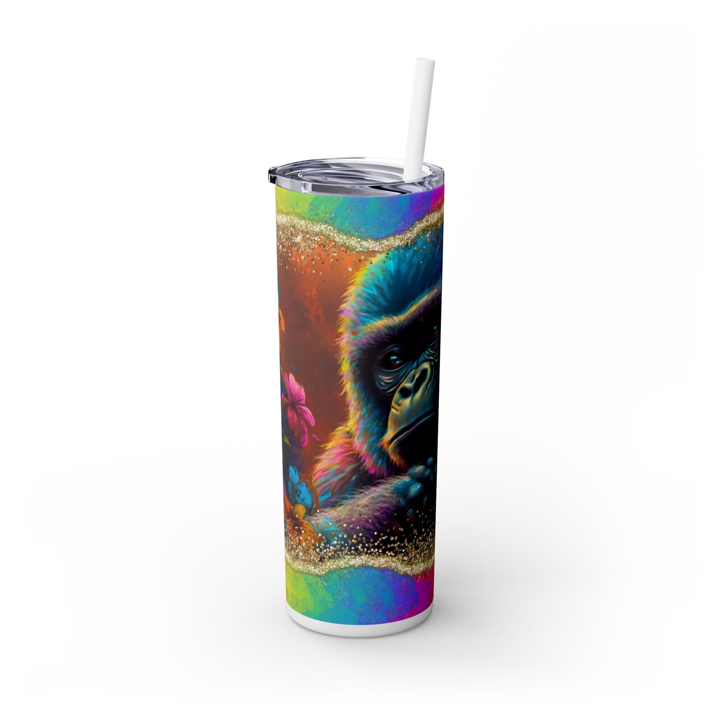 Ape Love Tumbler with Straw, 20oz