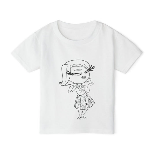 Disgusted Coloring Shirt Heavy Cotton™ Toddler T-shirt