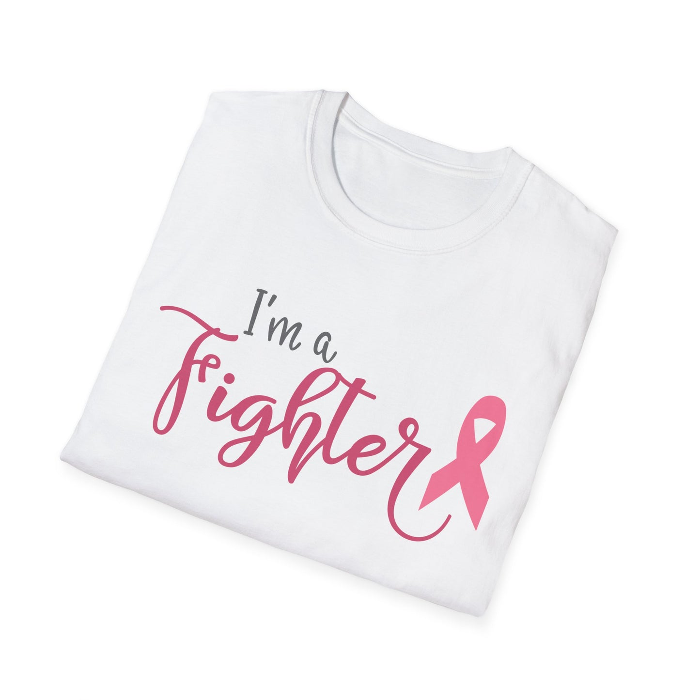 I Am a Fighter Ribbon Softstyle T-Shirt