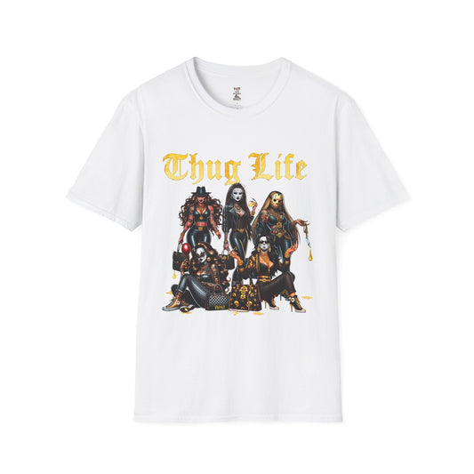 Blinged Out Thug Life Unisex Softstyle T-Shirt