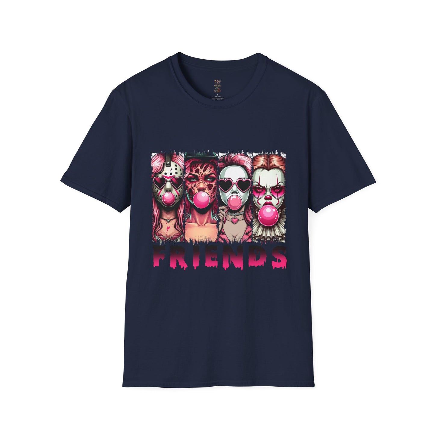 Horror Bubblegum Friends Unisex Softstyle T-Shirt