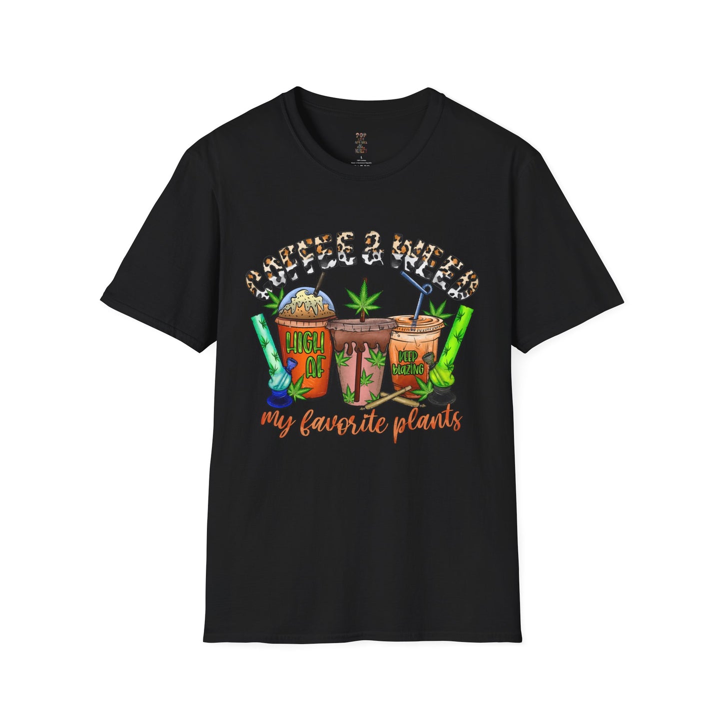 Coffee & Weed Unisex Softstyle T-Shirt