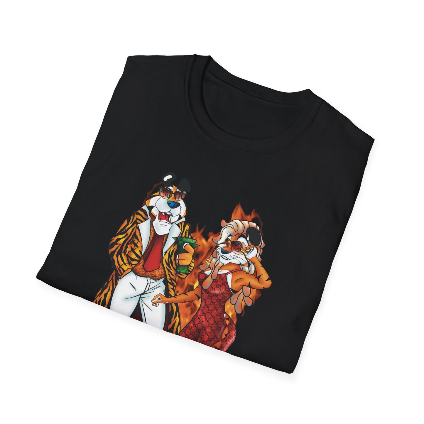 The T Flames Unisex Softstyle T-Shirt