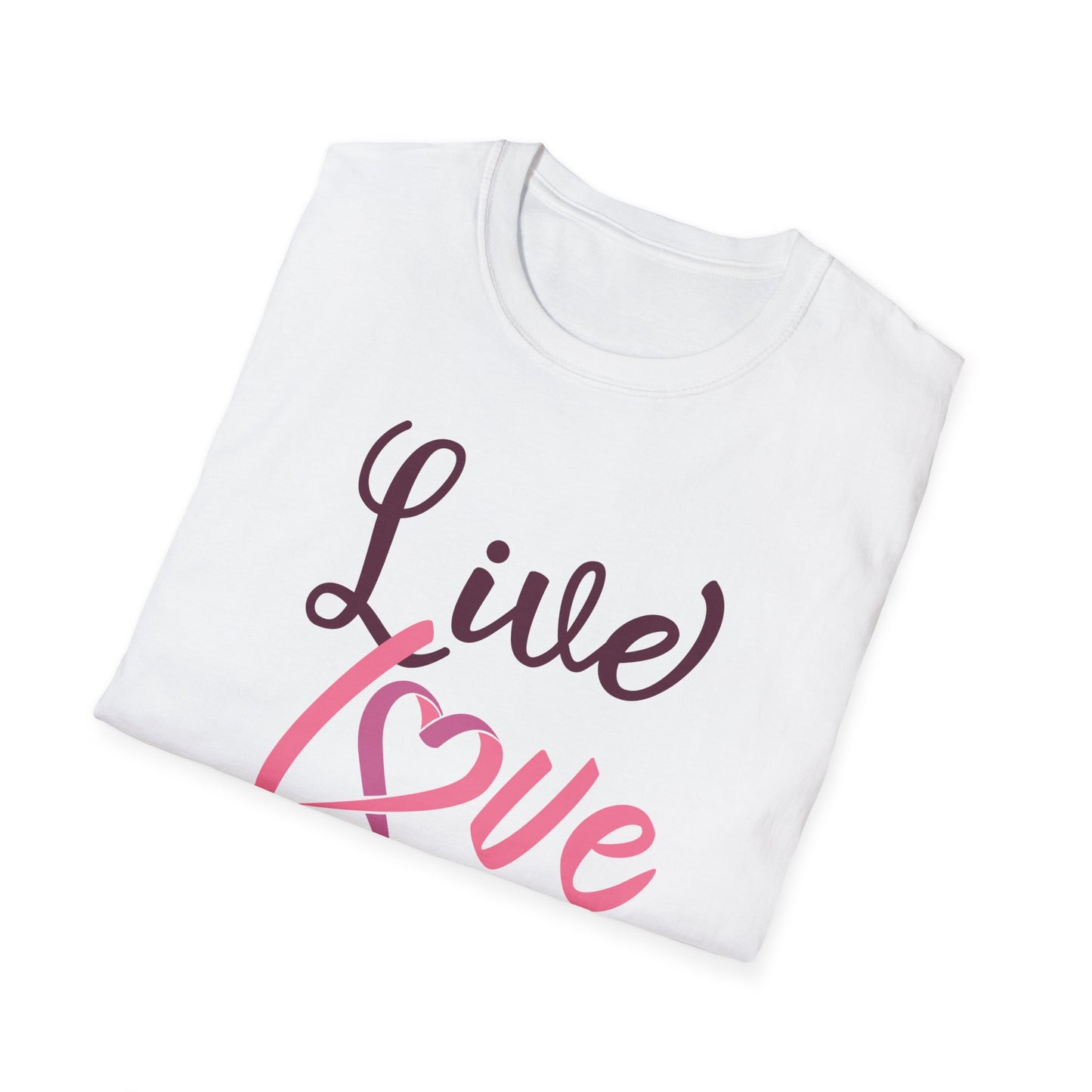 Live Love fight II Softstyle T-Shirt