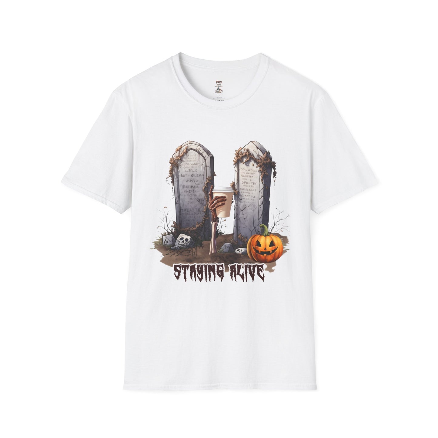 Staying Alive Coffee Soft Style T-Shirt