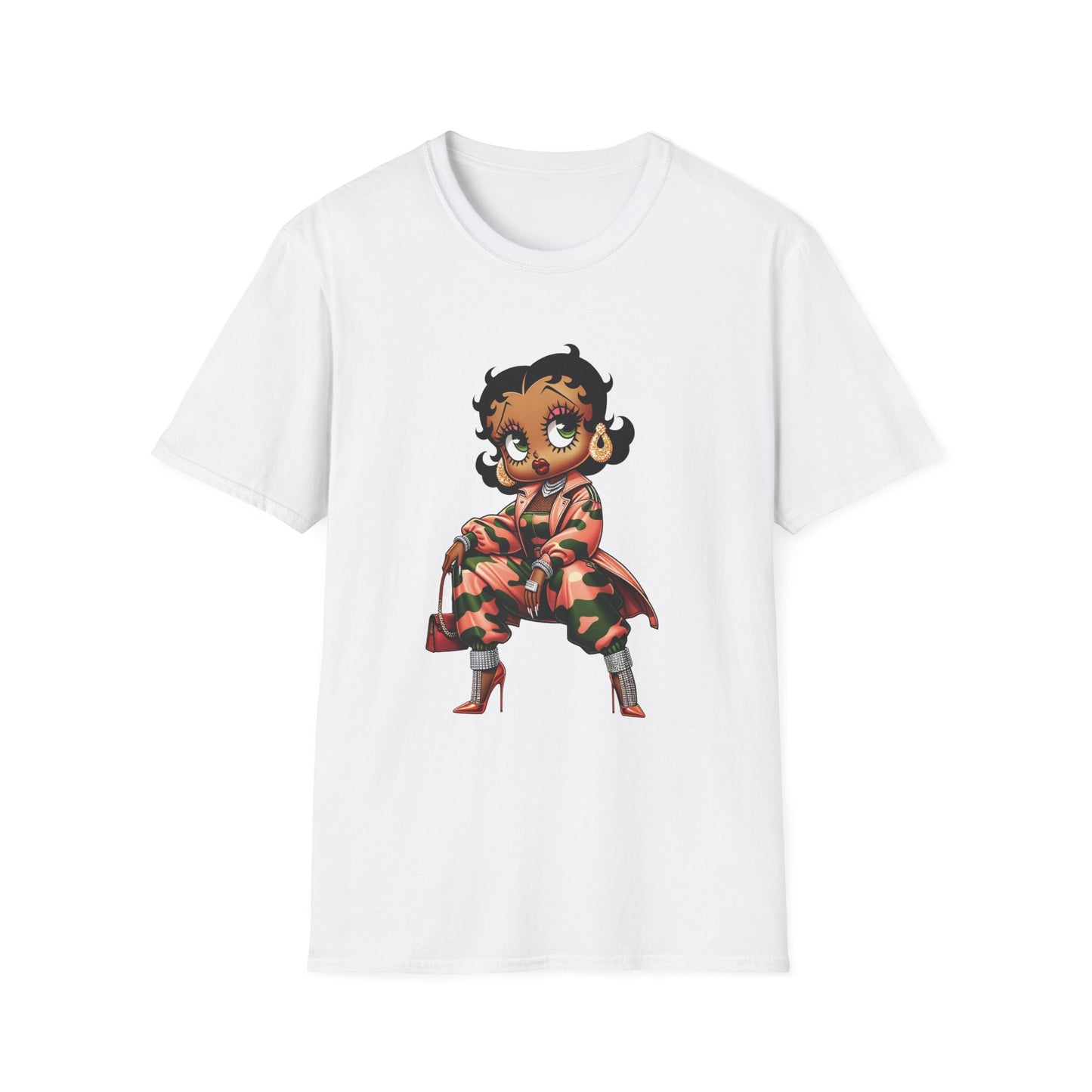 Camo Bougie Betty T-Shirt