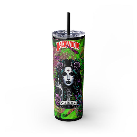 Backwoods "The Bitch" Tumbler with Straw, 20oz