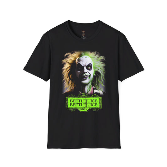 Beetlejuice Portrait 3 Unisex Softstyle T-Shirt