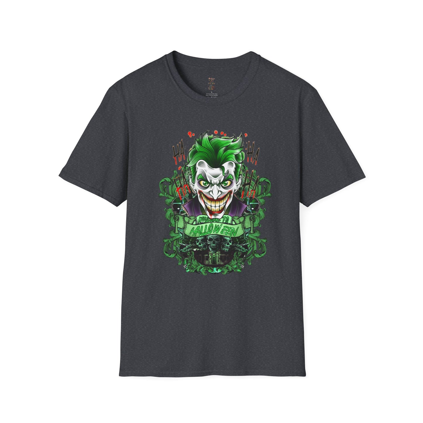 Joker Welcome to Halloween Unisex Softstyle T-Shirt