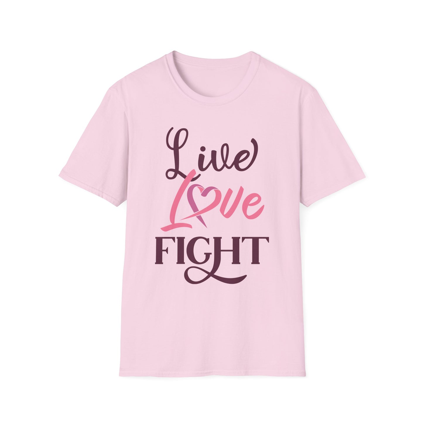 Live Love fight II Softstyle T-Shirt