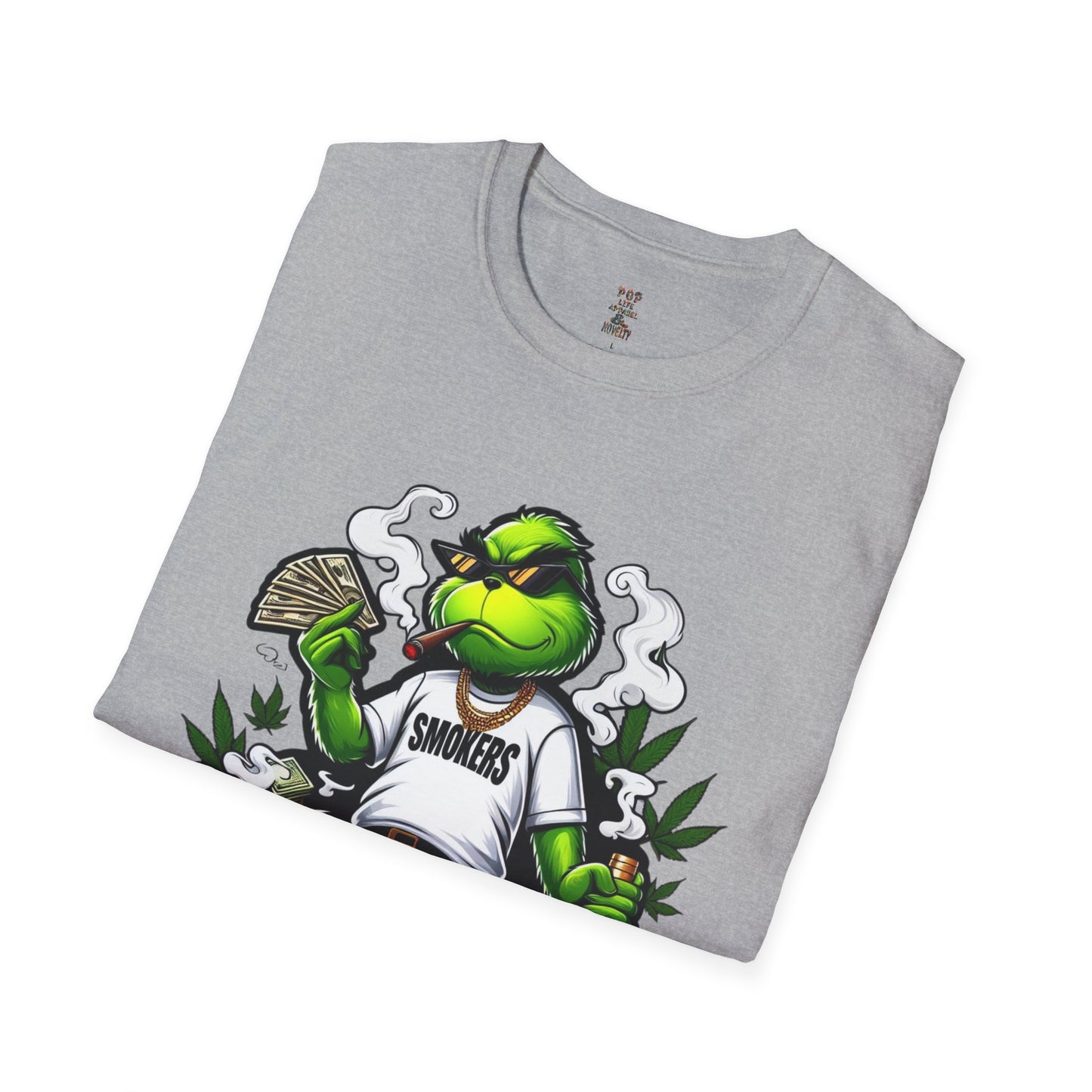 Smokers Grinch Softstyle T-Shirt