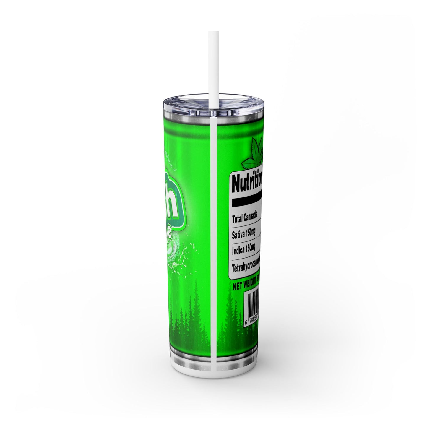 Kush Lime Tumbler with Straw, 20oz