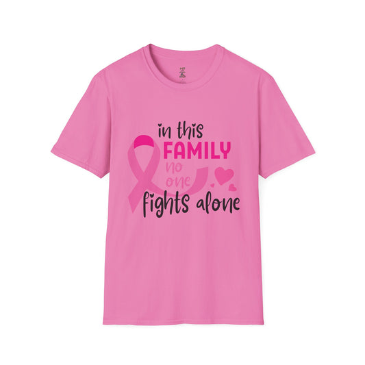 In The Family No One Fights Alone Softstyle T-Shirt