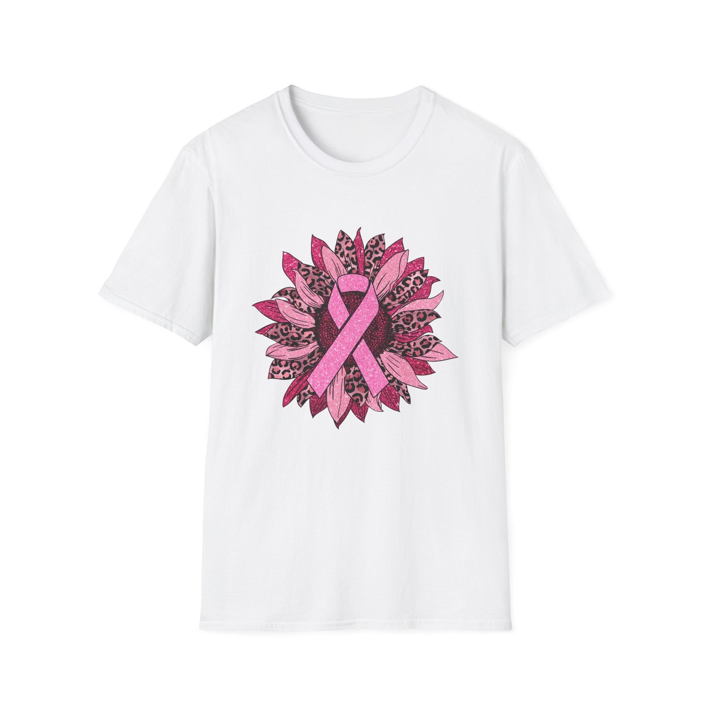 Cancer Sunflower Softstyle T-Shirt