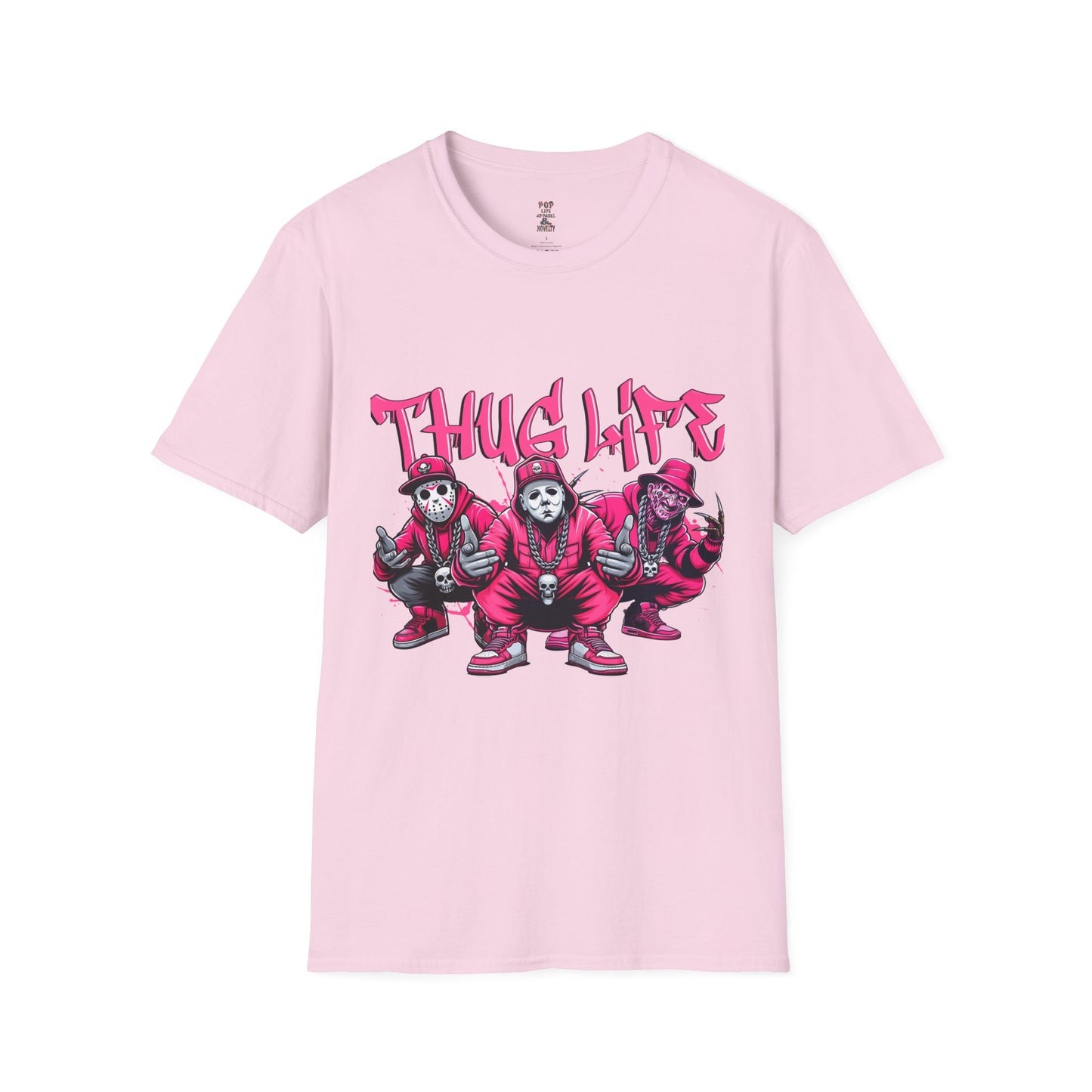 Pink Thug Life Unisex Softstyle T-Shirt