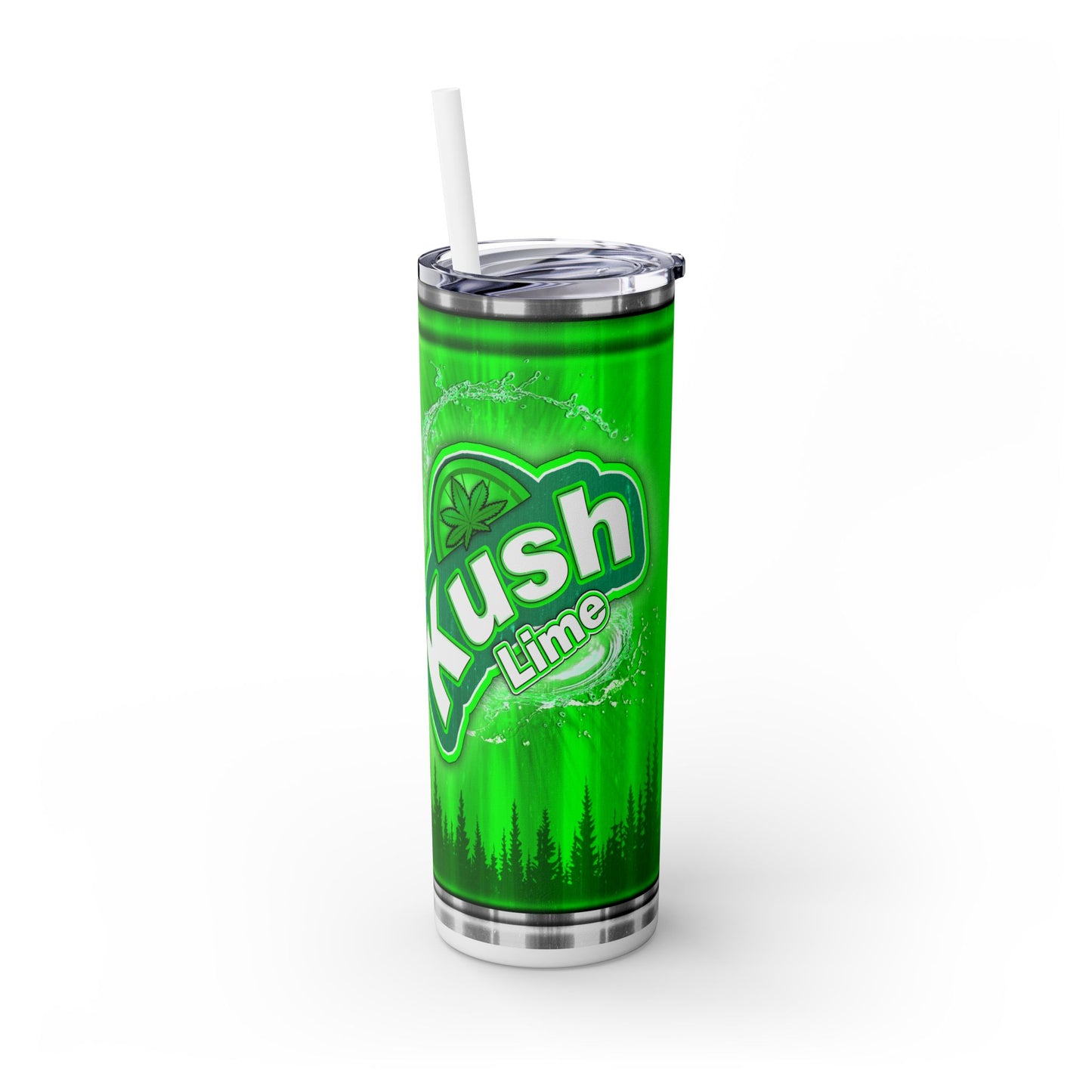 Kush Lime Tumbler with Straw, 20oz