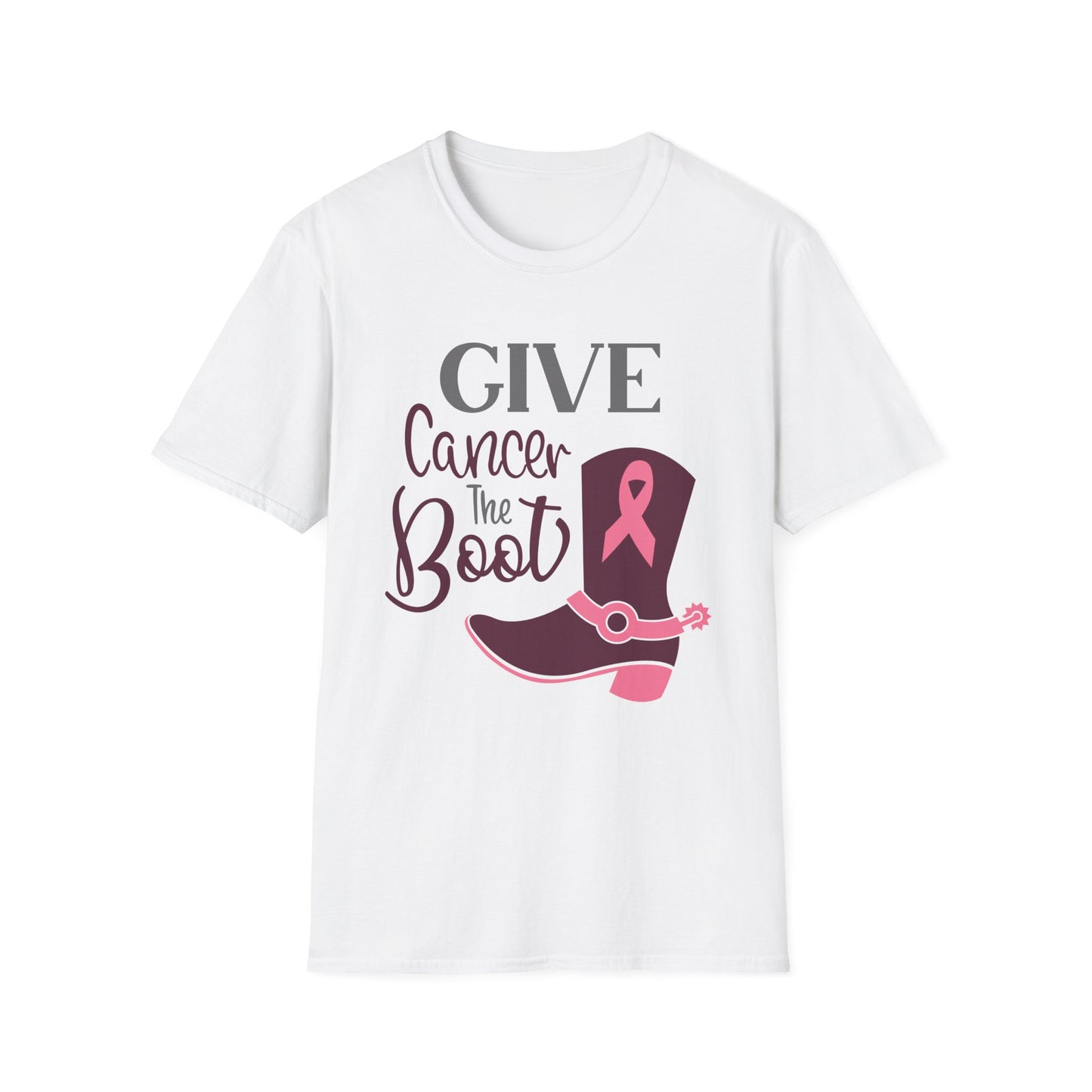 Give Cancer the Boot Softstyle T-Shirt