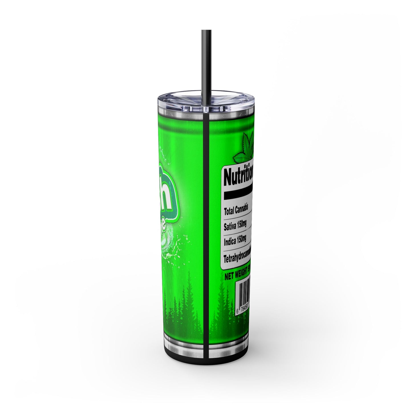 Kush Lime Tumbler with Straw, 20oz