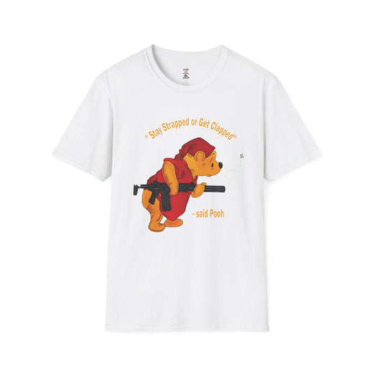 Stay Strapped or Get Clapped Softstyle T-Shirt