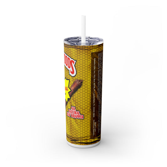 Gold Backwoods Tumbler with Straw, 20oz